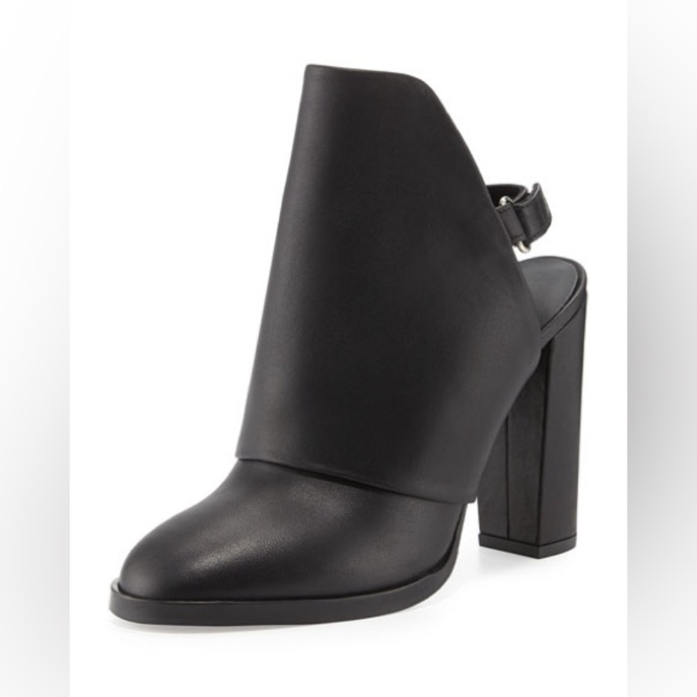 New Vince Jody Leather Slingback Mule Black Women’s size 5